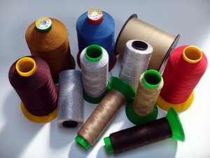filato koban polyestere ricoperto cotone